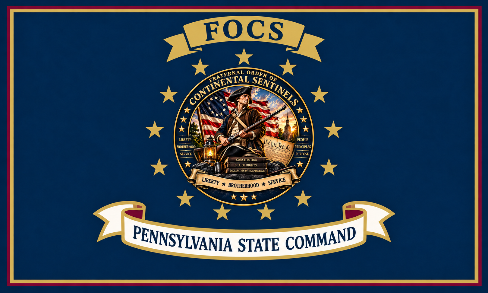 Pennsylvania State Command Flag